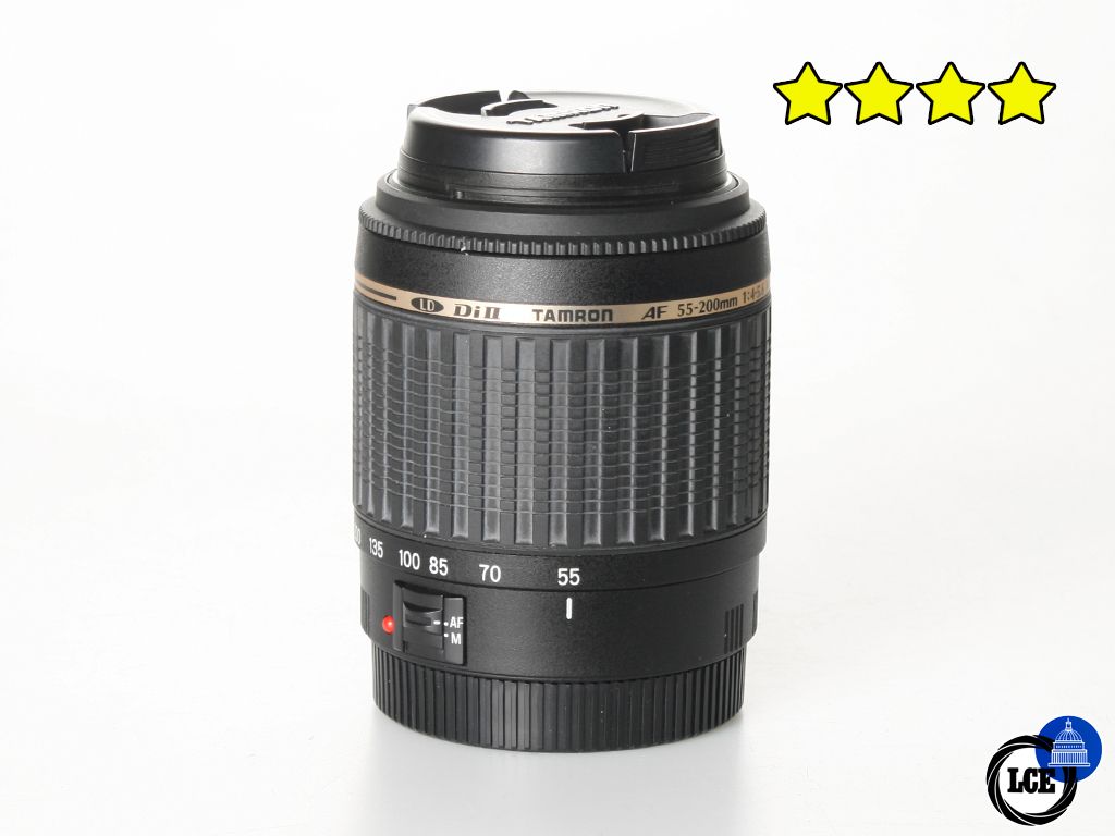 Tamron 55-200mm 4-5.6 DiII LD Macro - Canon EF/EF-S Fit (with Hood)
